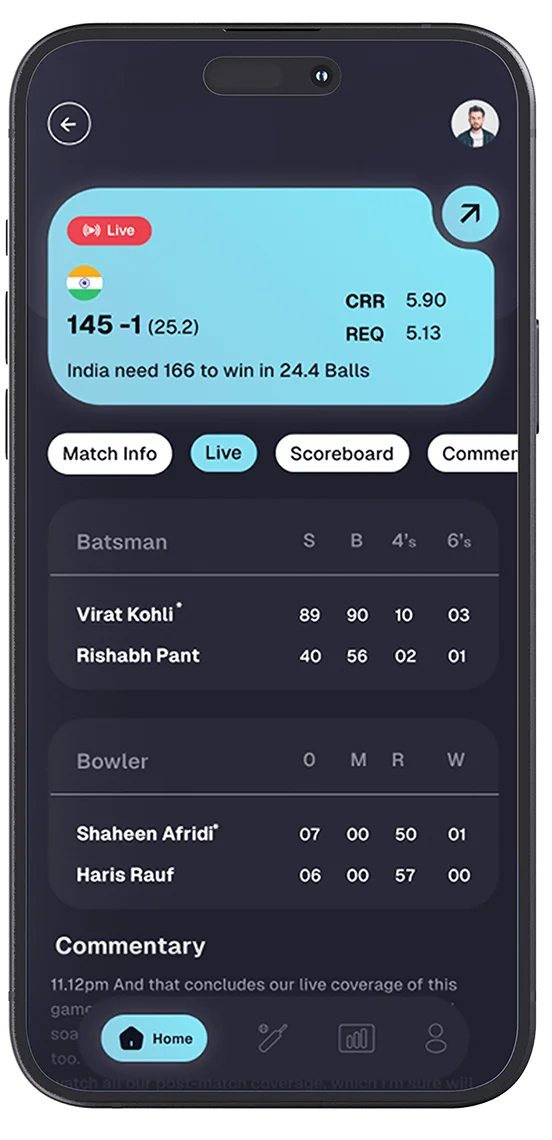 Live Score & Stats App